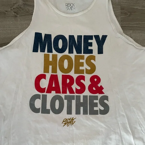 Money hoes cars clothes tank top XXL rocksmith fubu jordan Nike adidas Yeezy - Picture 3 of 5